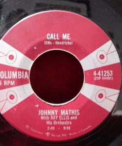Johnny Mathis - Call Me / Stairway To The Sea (Scalinatella) (7") (Near Mint (NM or M-))