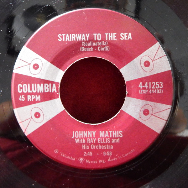 Johnny Mathis - Call Me / Stairway To The Sea (Scalinatella) (7") (Near Mint (NM or M-)) - Image 2