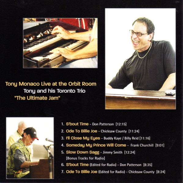 Tony Monaco (3) & His Toronto Trio - Live At The Orbit Room (CD, Album) (Near Mint (NM or M-)) - Image 4