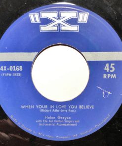 Alternative view of Helen Grayco With The Jud Conlon Rhythmaires - Love And Marriage / When You're In Love You Believe (7", Single, Promo) (Very Good Plus (VG+))