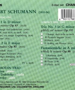 Alternative view of Robert Schumann - Borodin Trio - The Tree Piano Trios; Fantasiestücke Op. 88 (2xCD, Album) (Near Mint (NM or M-))
