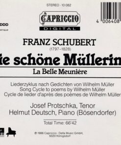 Alternative view of Franz Schubert / Josef Protschka, Helmut Deutsch - Die Schöne Müllerin D. 795 - La Belle Meuniere (CD, Album) (Near Mint (NM or M-))