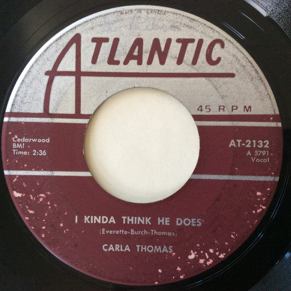 Carla Thomas - The Masquerade Is Over / I Kinda Think He Does (7") (Very Good Plus (VG+))