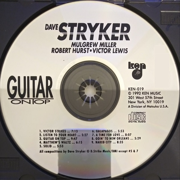 Dave Stryker - Guitar On Top (CD) (Near Mint (NM or M-)) - Image 4