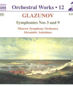 Alexander Glazunov - The Moscow Symphony Orchestra, Alexander Anissimov - Symphonies Nos 3 And 9 (CD, Album) (Near Mint (NM or M-))