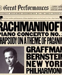 Sergei Vasilyevich Rachmaninoff, Gary Graffman, Leonard Bernstein, New York Philharmonic - Piano Concerto No. 2 / Rhapsody On Paganini Theme (CD, RE, RP) (Very Good Plus (VG+))