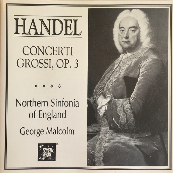 Georg Friedrich Händel, Northern Sinfonia, George Malcolm - Concerti Grossi, Op. 3 (CD, Album, RE) (Near Mint (NM or M-))