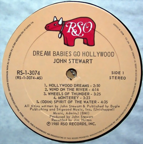 John Stewart (2) - Dream Babies Go Hollywood (LP, Album) (Mint (M)) - Image 2
