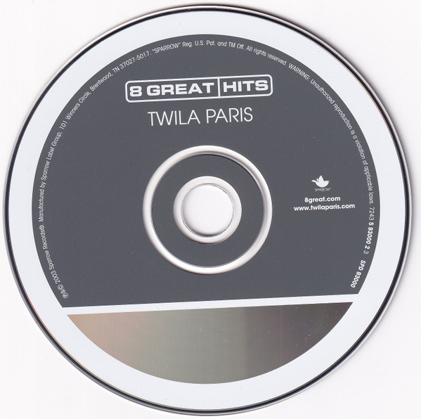 Twila Paris - 8 Great Hits (CD, Comp) (Mint (M)) - Image 3