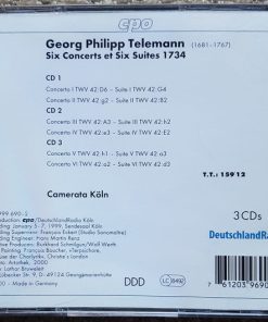 Alternative view of Georg Philipp Telemann, Camerata Köln - Concerts & Suites 1734 (3xCD, Album) (Near Mint (NM or M-))