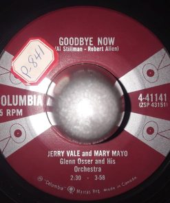 Jerry Vale And Mary Mayo - Goodbye Now (7", Single) (Very Good Plus (VG+))