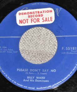 Billy Ward And His Dominoes - Please Don't Say No / Behave, Hula Girl (7", Single) (Very Good Plus (VG+))