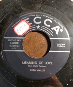 Ruth Wallis - Meaning Of Love / Butterfly Heart (7", Single) (Very Good Plus (VG+))