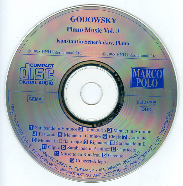Leopold Godowsky, Konstantin Scherbakov - Piano Music, Vol. 3 (CD, Album) (Near Mint (NM or M-)) - Image 3