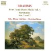 Johannes Brahms - Christian Köhn, Silke-Thora Matthies - Four Hand Piano Music Vol. 4 - Serenades Nos. 1 and 2 (CD, Album) (Near Mint (NM or M-))