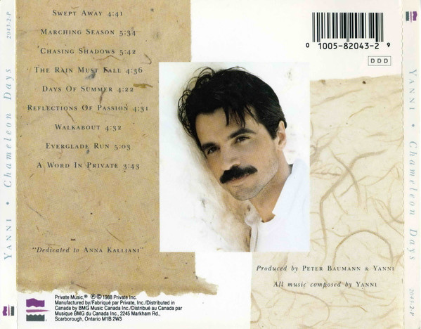 Yanni (2) - Chameleon Days (CD, Album) (Mint (M)) - Image 5
