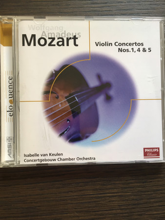 Wolfgang Amadeus Mozart, Isabelle van Keulen - Violin Concertos Nos 1,4 & 5 (CD, Comp) (Near Mint (NM or M-))