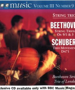 Ludwig van Beethoven / Franz Schubert - Beethoven String Trio Of London - String Trios (String Trios, Op. 9/1 & 3 / Trio Movement, D471) (CD) (Near Mint (NM or M-))