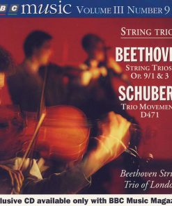 Alternative view of Ludwig van Beethoven / Franz Schubert - Beethoven String Trio Of London - String Trios (String Trios, Op. 9/1 & 3 / Trio Movement, D471) (CD) (Near Mint (NM or M-))