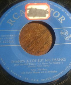 Ann Weldon - Thanks A Lot But No Thanks / Pamper Me (7", Single) (Very Good Plus (VG+))