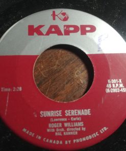 Roger Williams (2) - Sunrise Serenade / Cool Water (7", Single) (Very Good Plus (VG+))