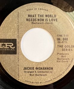 Jackie DeShannon - What The World Needs Now Is Love / A Lifetime Of Loneliness (7") (Near Mint (NM or M-))