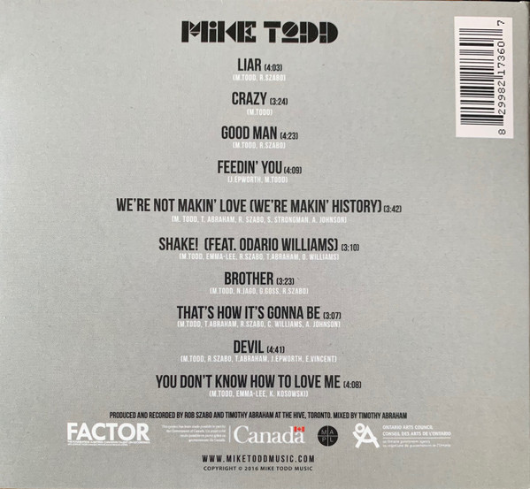 Mike Todd (8) - Good Man (CD, Album) (Mint (M)) - Image 3