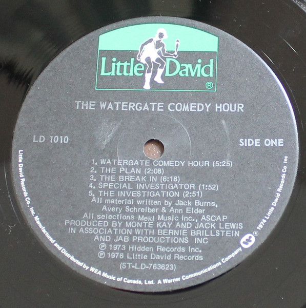 Burns & Schreiber - The Watergate Comedy Hour (LP, Album, RE) (Mint (M)) - Image 3