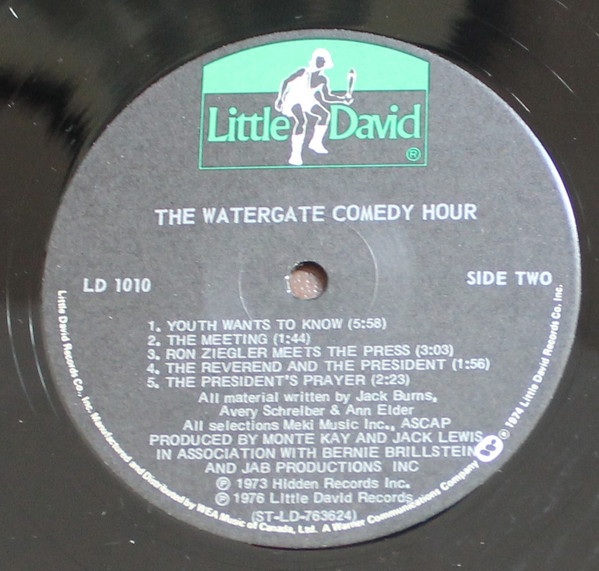 Burns & Schreiber - The Watergate Comedy Hour (LP, Album, RE) (Mint (M)) - Image 4