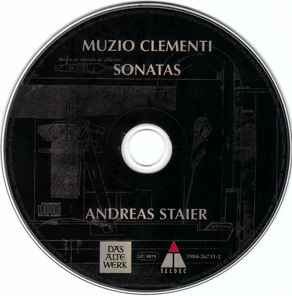 Muzio Clementi, Andreas Staier - Sonatas (CD) (Near Mint (NM or M-)) - Image 3