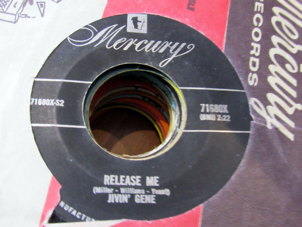 Jivin' Gene - Going Out With The Tide / Release Me (7", Single) (Very Good Plus (VG+)) - Image 3