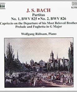 Johann Sebastian Bach - Wolfgang Rübsam (2) - Partitas Nos. 1 And 2 (CD, Album, RE) (Near Mint (NM or M-))