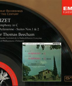 Georges Bizet, Sir Thomas Beecham, Orchestre National De L'ORTF, Royal Philharmonic Orchestra - Symphony In C / L'Arlésienne - Suites Nos. 1 & 2 (CD, Comp) (Near Mint (NM or M-))