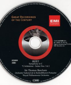 Alternative view of Georges Bizet, Sir Thomas Beecham, Orchestre National De L'ORTF, Royal Philharmonic Orchestra - Symphony In C / L'Arlésienne - Suites Nos. 1 & 2 (CD, Comp) (Near Mint (NM or M-))