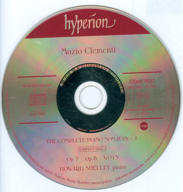 Muzio Clementi, Howard Shelley - The Complete Piano Sonatas, Vol. 1 (2xCD, Album) (Near Mint (NM or M-)) - Image 4