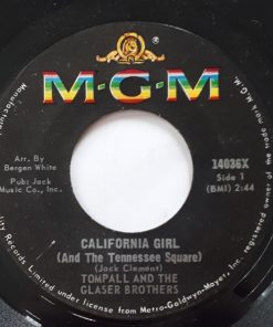Tompall Glaser & The Glaser Brothers - California Girl (And The Tennessee Square) (7", Single) (Near Mint (NM or M-))