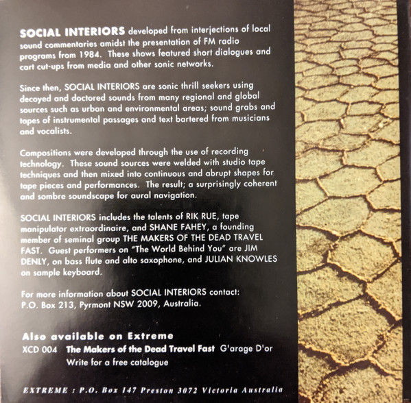 Social Interiors - The World Behind You (CD, Album) (Near Mint (NM or M-)) - Image 4