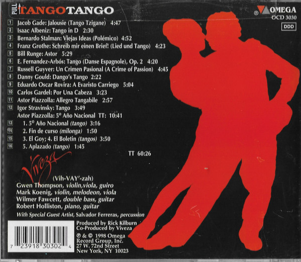 Viveza - Tango Tango (CD, Album) (Near Mint (NM or M-)) - Image 3