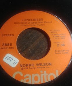 Norro Wilson - Loneliness (Can Break A Good Man Down) (7", Single) (Very Good Plus (VG+))
