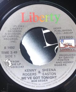 Kenny Rogers & Sheena Easton - We've Got Tonight (7", Single) (Near Mint (NM or M-))