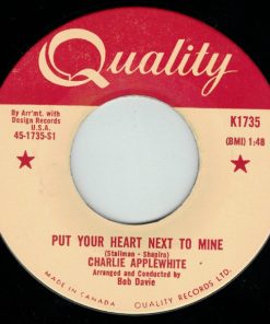 Charlie Applewhite - Saturday's Kisses / Put Your Heart Next To Mine (7", Single) (Very Good Plus (VG+))
