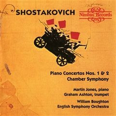 Dmitri Shostakovich, Martin Jones (3), Graham Ashton, William Boughton, English Symphony Orchestra - Piano Concertos No 1 & 2, Chamber Symphony (CD, Album) (Near Mint (NM or M-))
