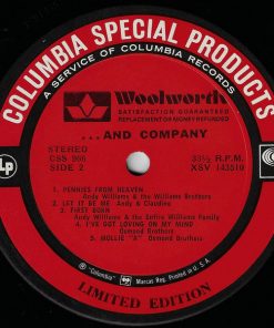 Andy Williams - Andy & Company (LP, Comp, Ltd, Ter) (Mint (M)) - Image 4