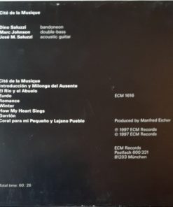 Alternative view of Dino Saluzzi - Cité De La Musique (CD, Album, RP, O-c) (Near Mint (NM or M-))