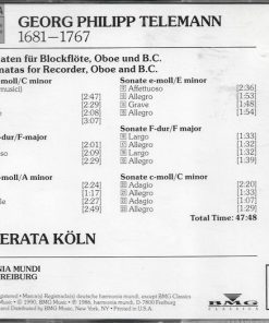 Alternative view of Georg Philipp Telemann, Camerata Köln - Trio Sonatas (CD, Album) (Near Mint (NM or M-))