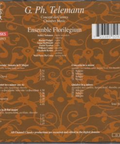 Alternative view of Georg Philipp Telemann, Ensemble Florilegium - Concerti da Camera (CD, Album) (Near Mint (NM or M-))