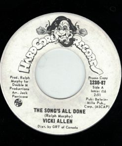 Vicki Allen - The Song's All Done / Talk (7", Single, Promo) (Very Good Plus (VG+))