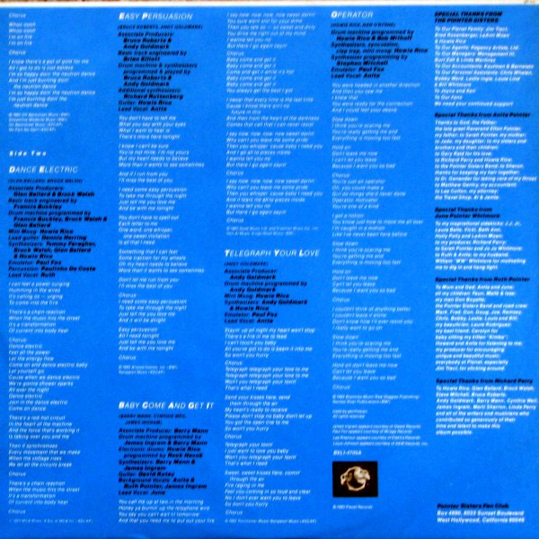 Pointer Sisters - Break Out (LP, Album, RE) (Mint (M)) - Image 5