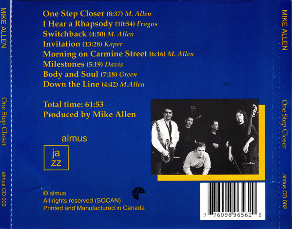 Mike Allen (3) - One Step Closer (CD, Album) (Near Mint (NM or M-)) - Image 5