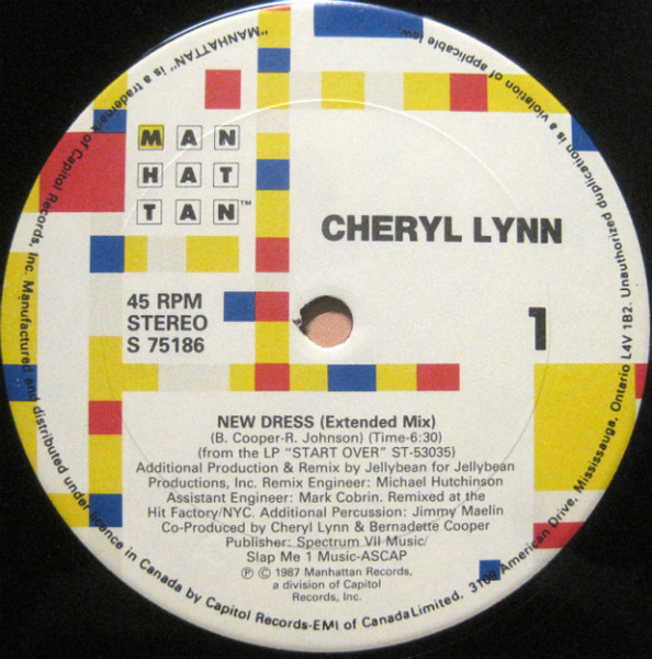 Cheryl Lynn - New Dress (12", Maxi) (Mint (M)) - Image 3